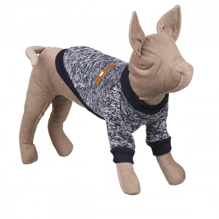 Осінньо-весняний джемпер для котів та кішок "Classic", сірий 2, розмір XS