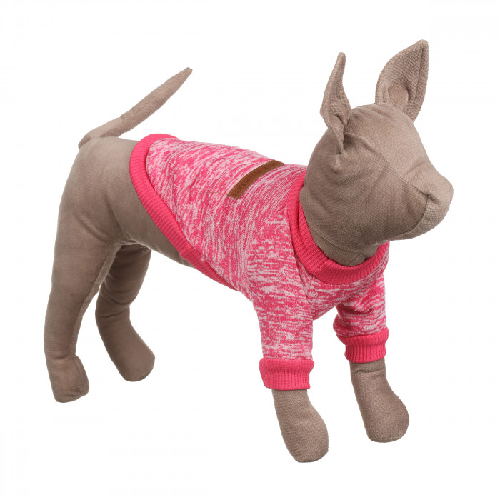Осінньо-весняний джемпер для котів та кішок "Classic", рожевий 2, розмір XS