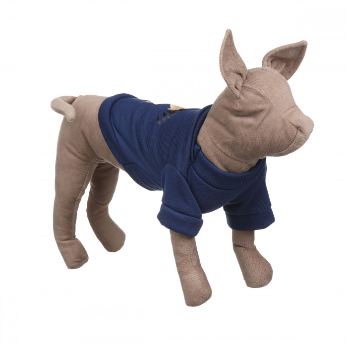 Демісезонний кроп-світшот для котів та кішок "Good Day", синій, розмір XS