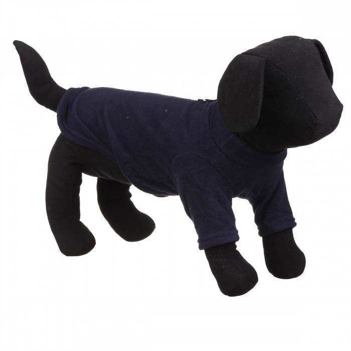 Демисезонная кофта для собак с кольцом для поводка, синяя, размер XS