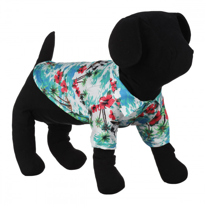 Літня гавайська сорочка для собак на море, блакитна 2, розмір XS