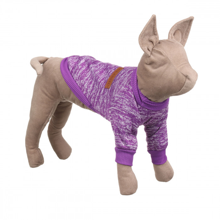 Осінньо-весняний джемпер для котів та кішок "Classic", фіолетовий, розмір XS