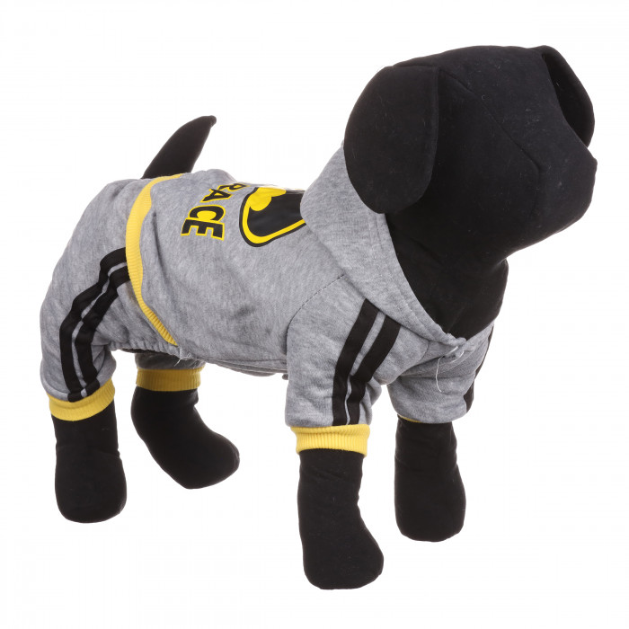 Спортивний костюм, комбінезон для собак "Batman", сірий, розмір XS