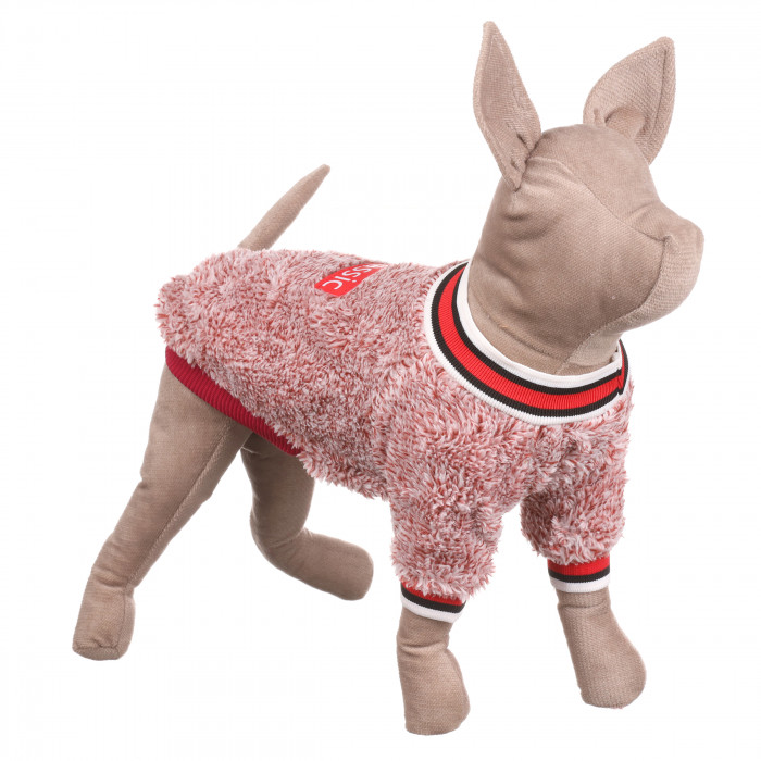 Осеннее-весенний свитер для котов и кошек "Classic", красный, размер M